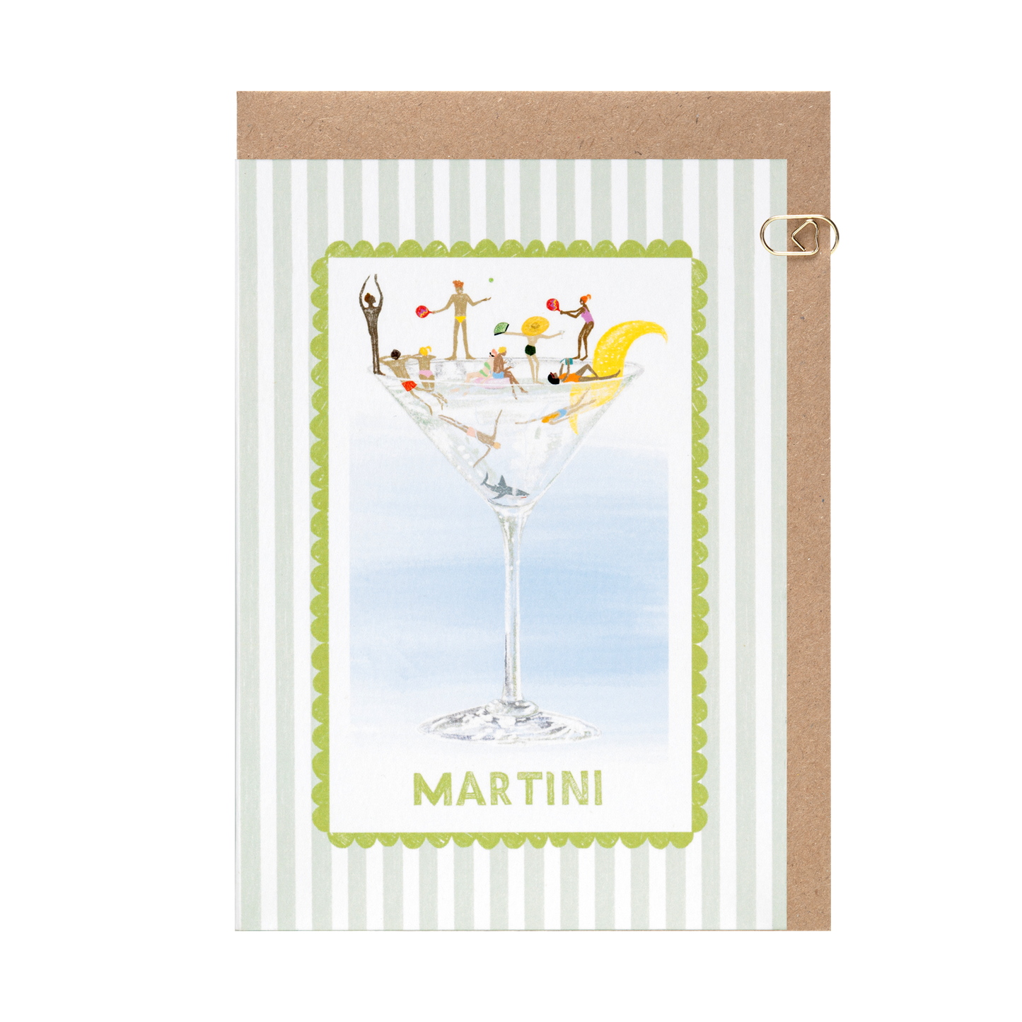 Martini Cocktail Card