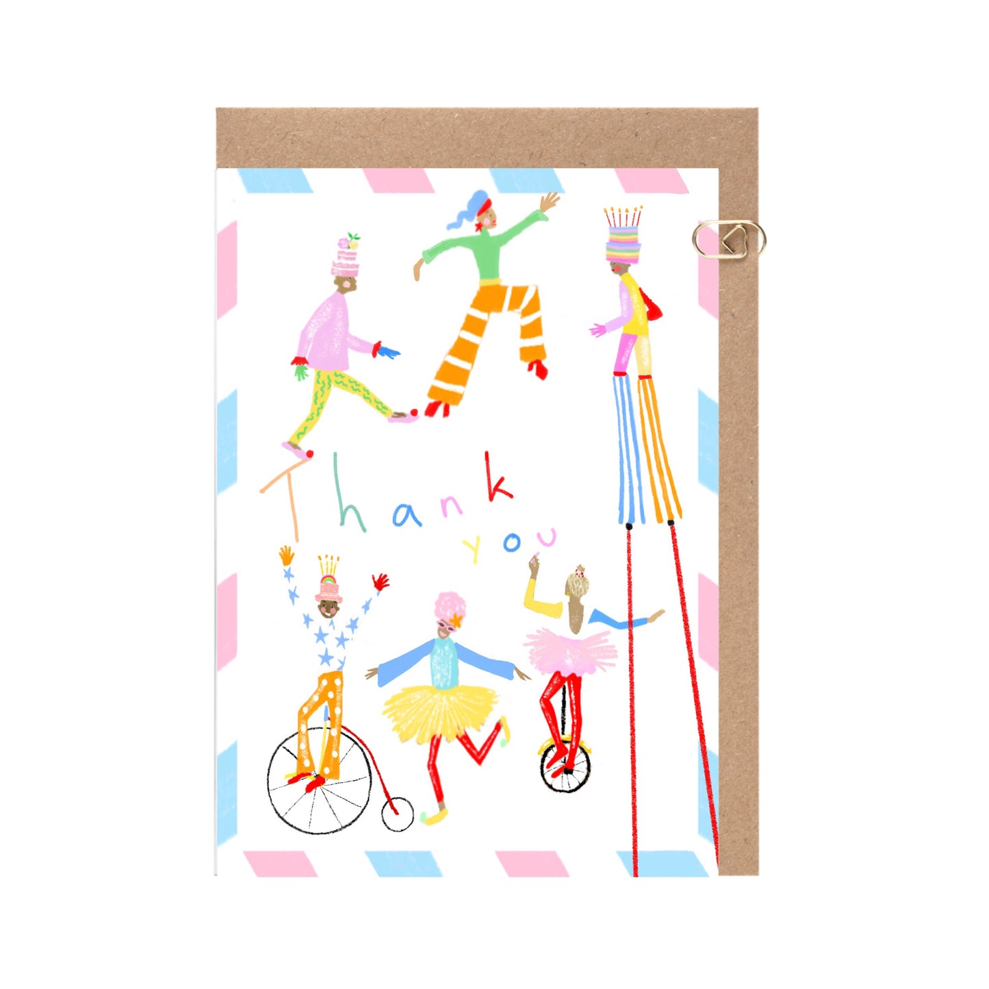 Circus Thank You Card