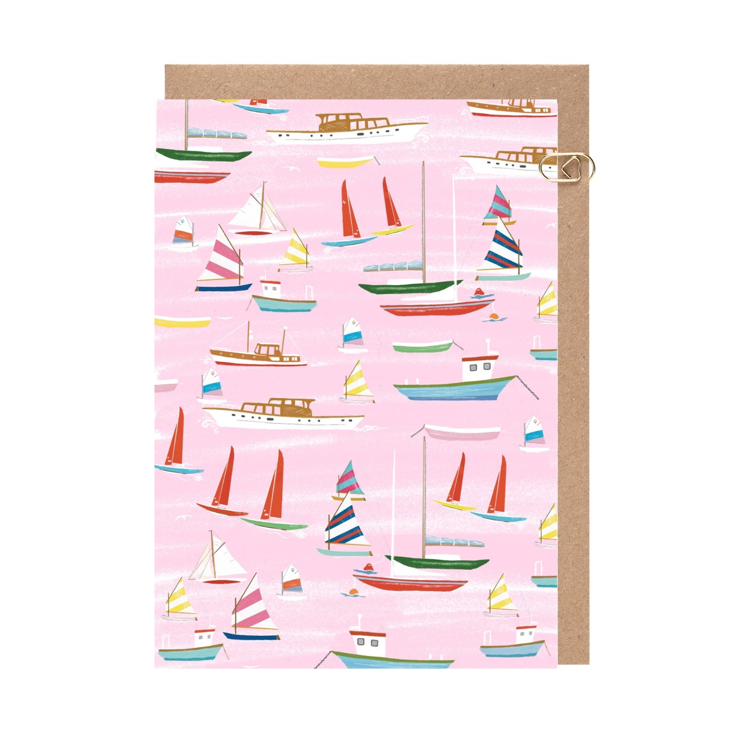 Pink Boats Card