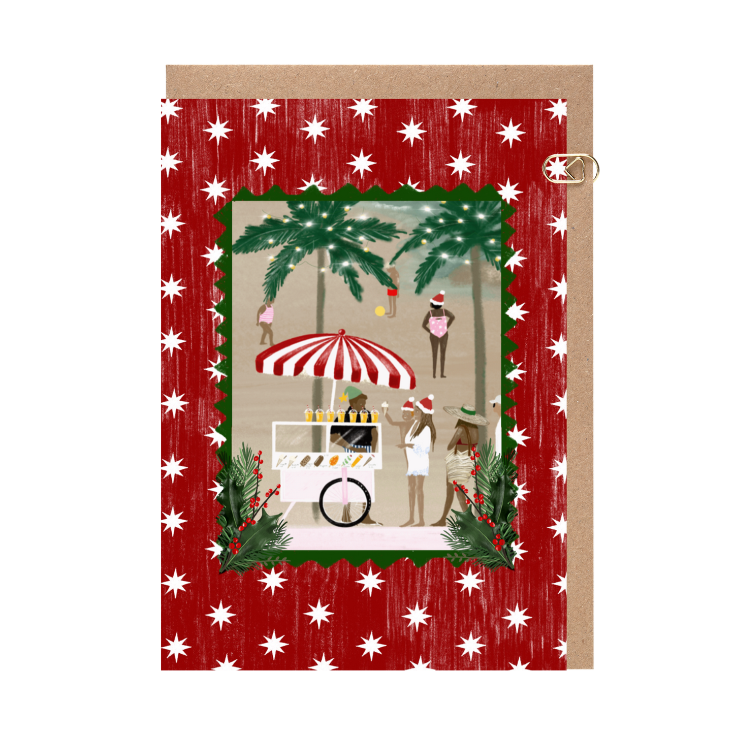 Christmas Beach Red Card