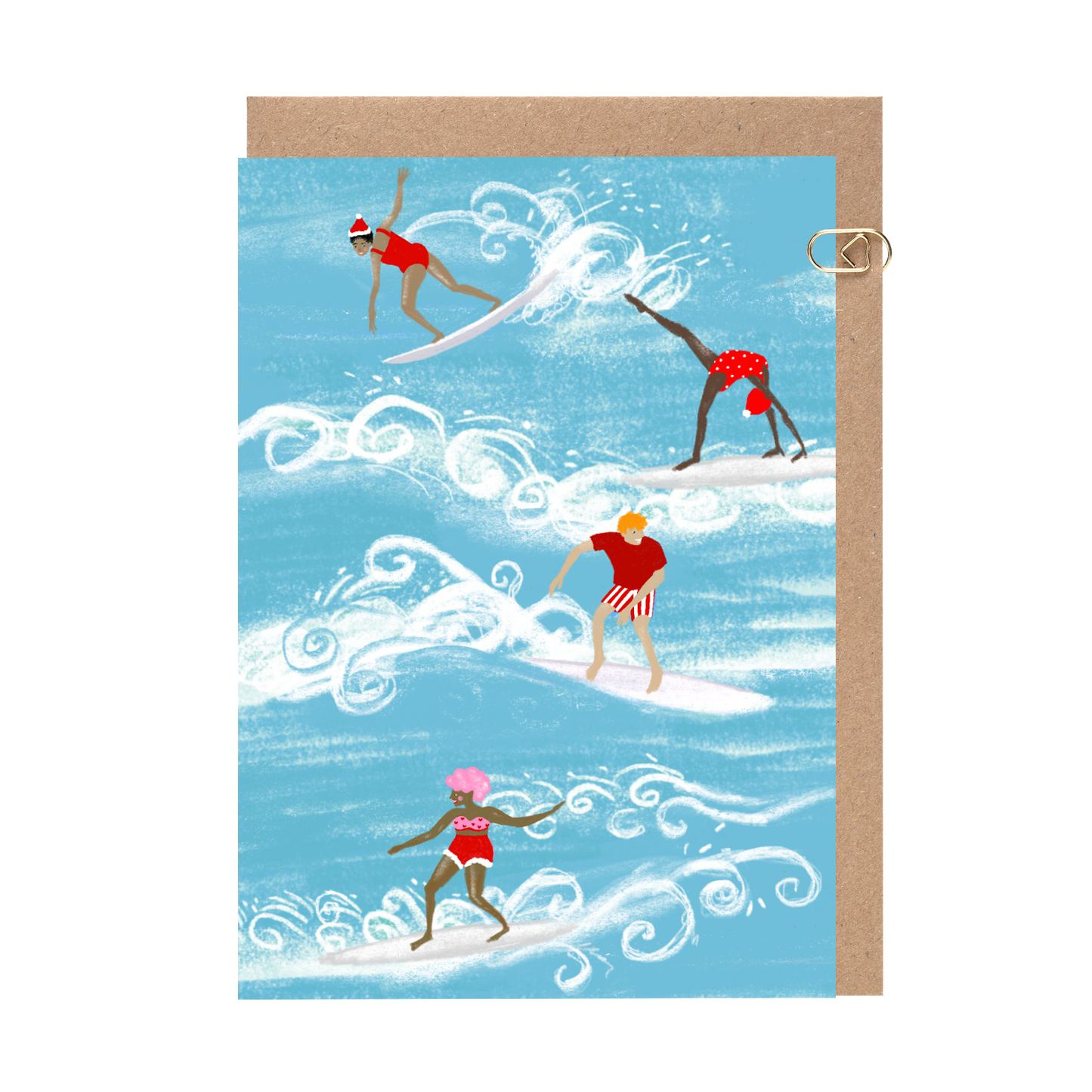 Christmas Surf Card