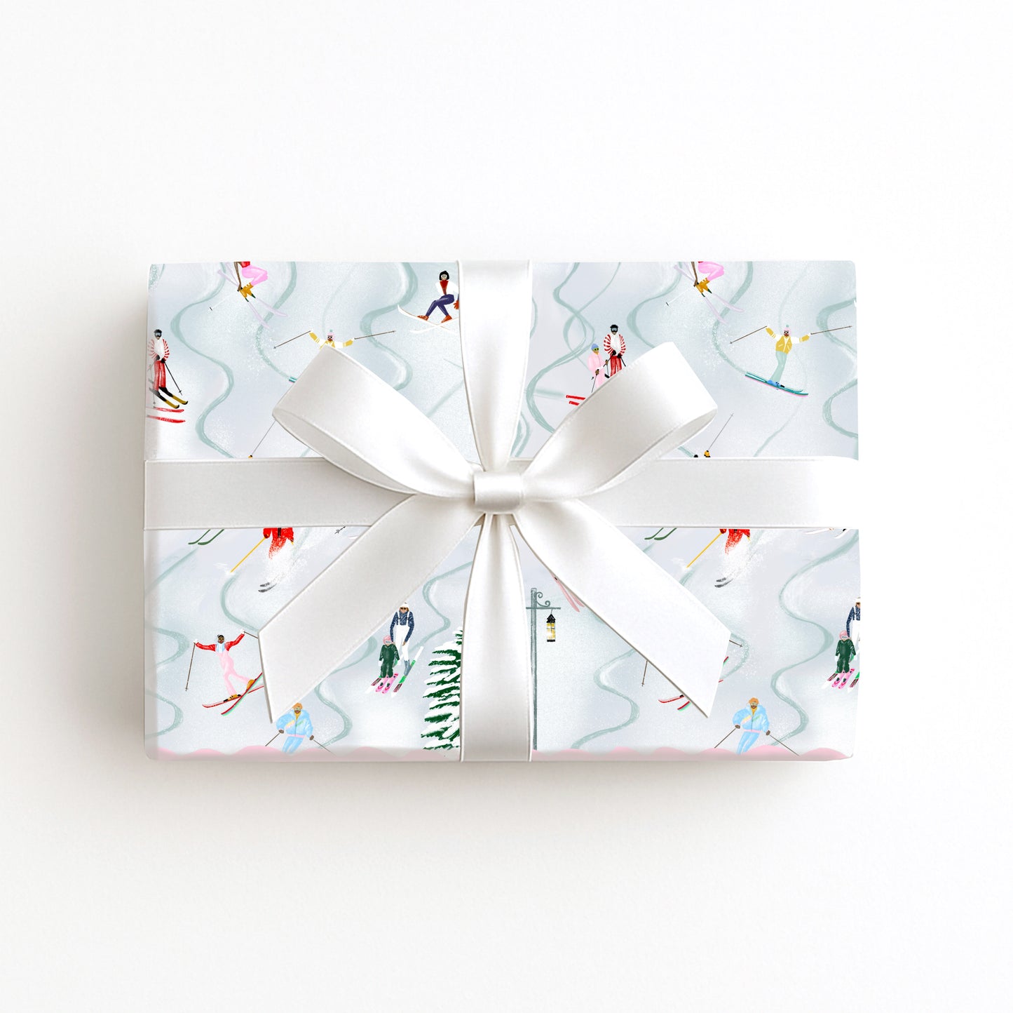 Christmas Ski Wrapping Paper