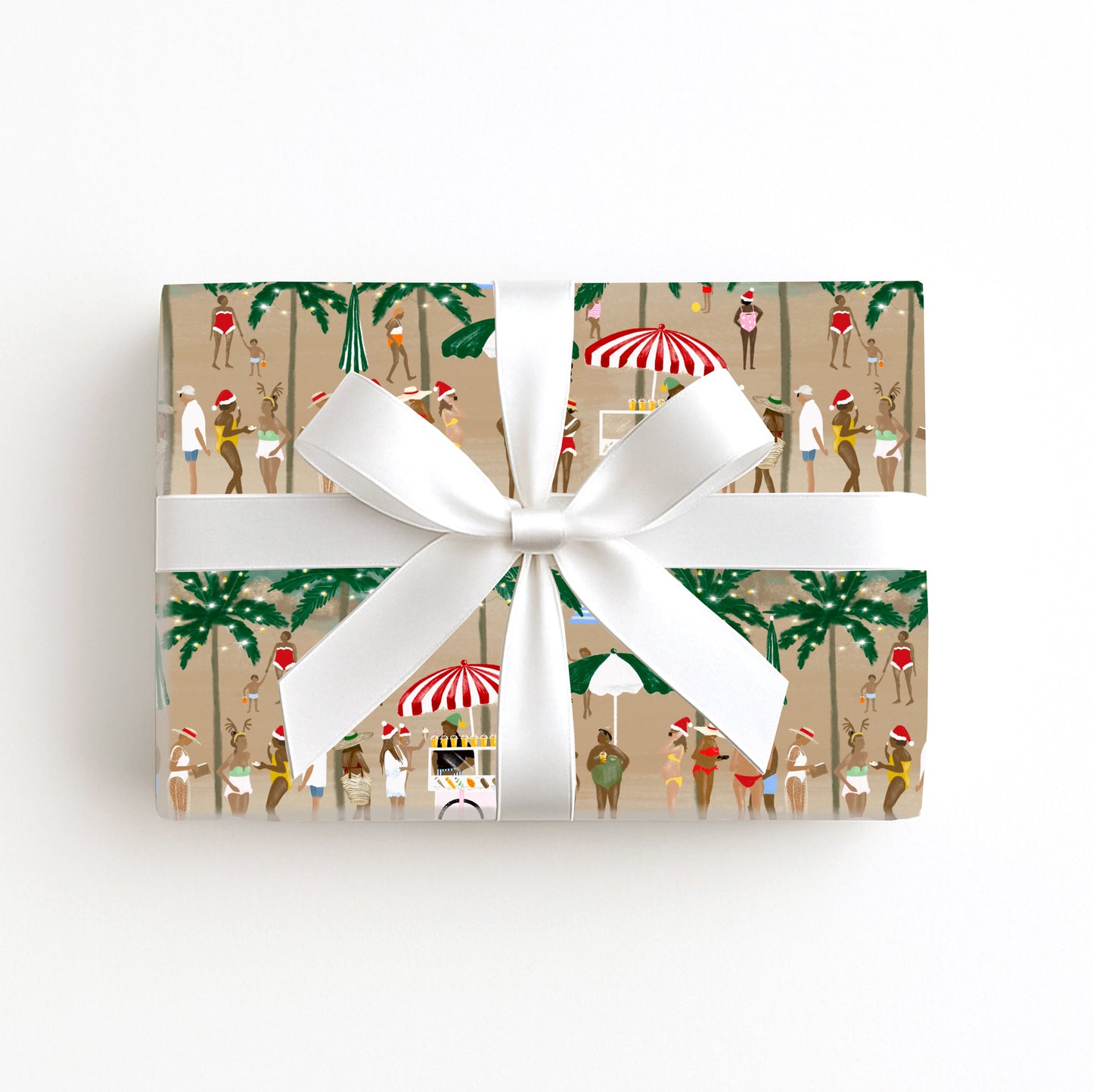 Christmas Beach Wrapping Paper