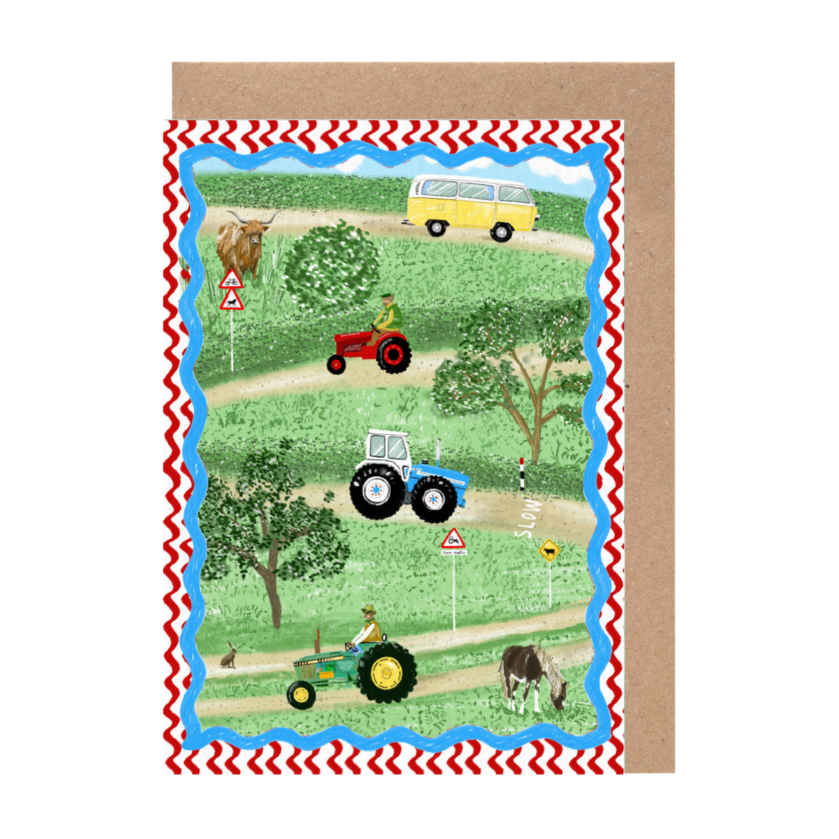 Tractors Card