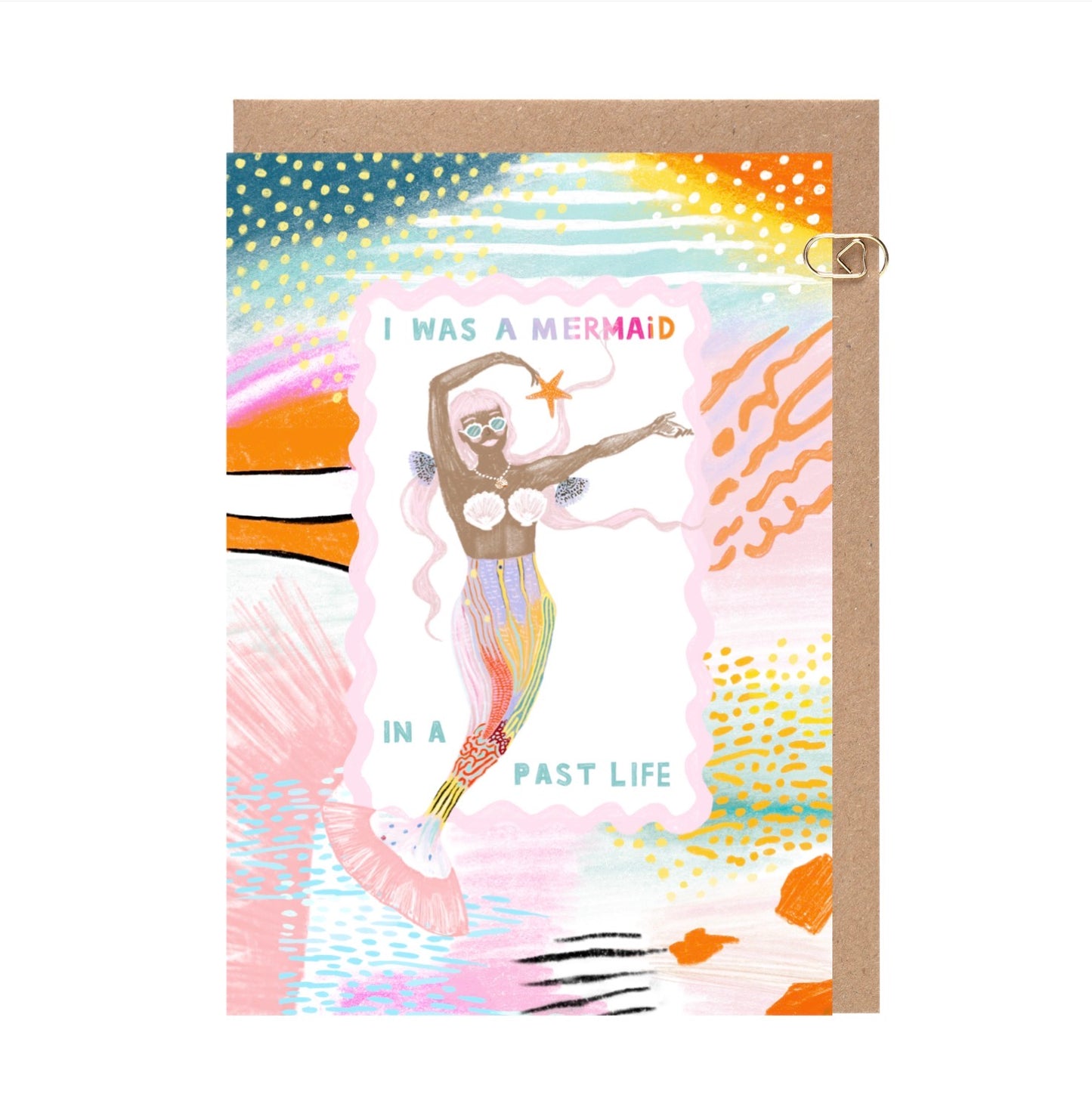 I Was A Mermaid Card