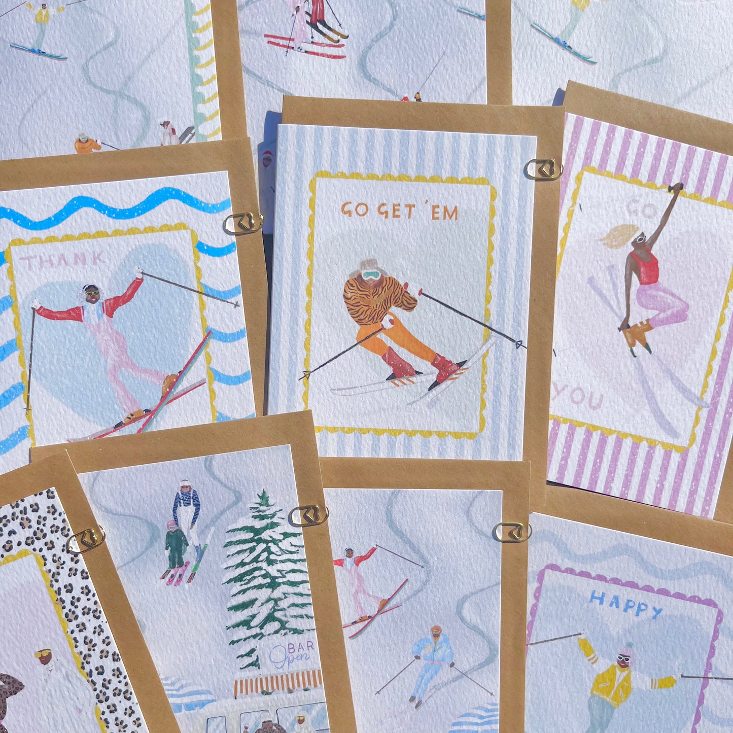 Thank You Skier Card