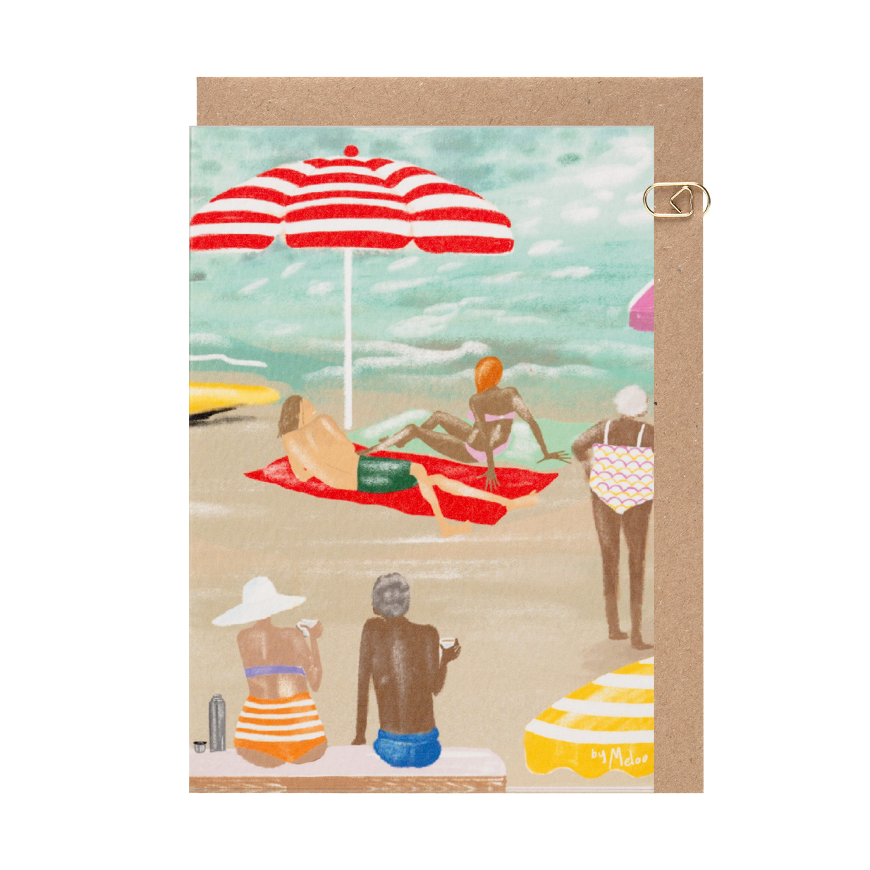 Beach Club Tea Card
