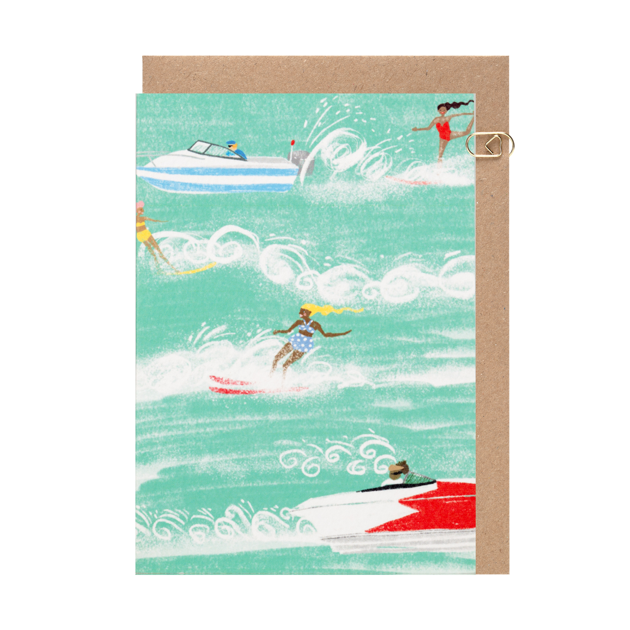 Beach Club Water Ski Card