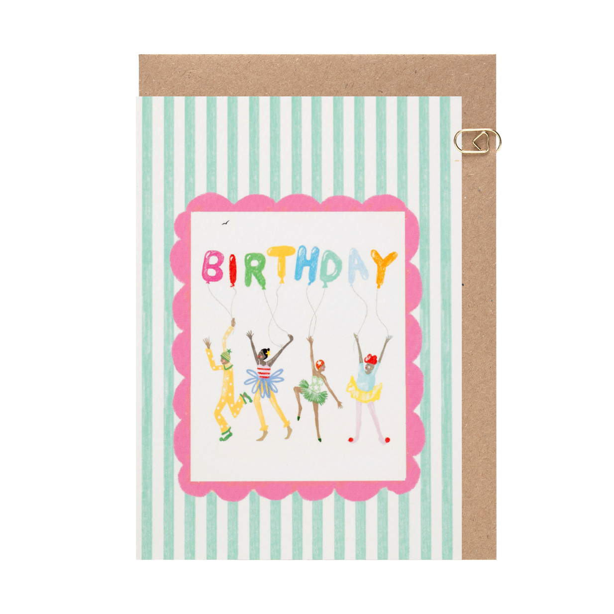 Candy Stripe Birthday Card