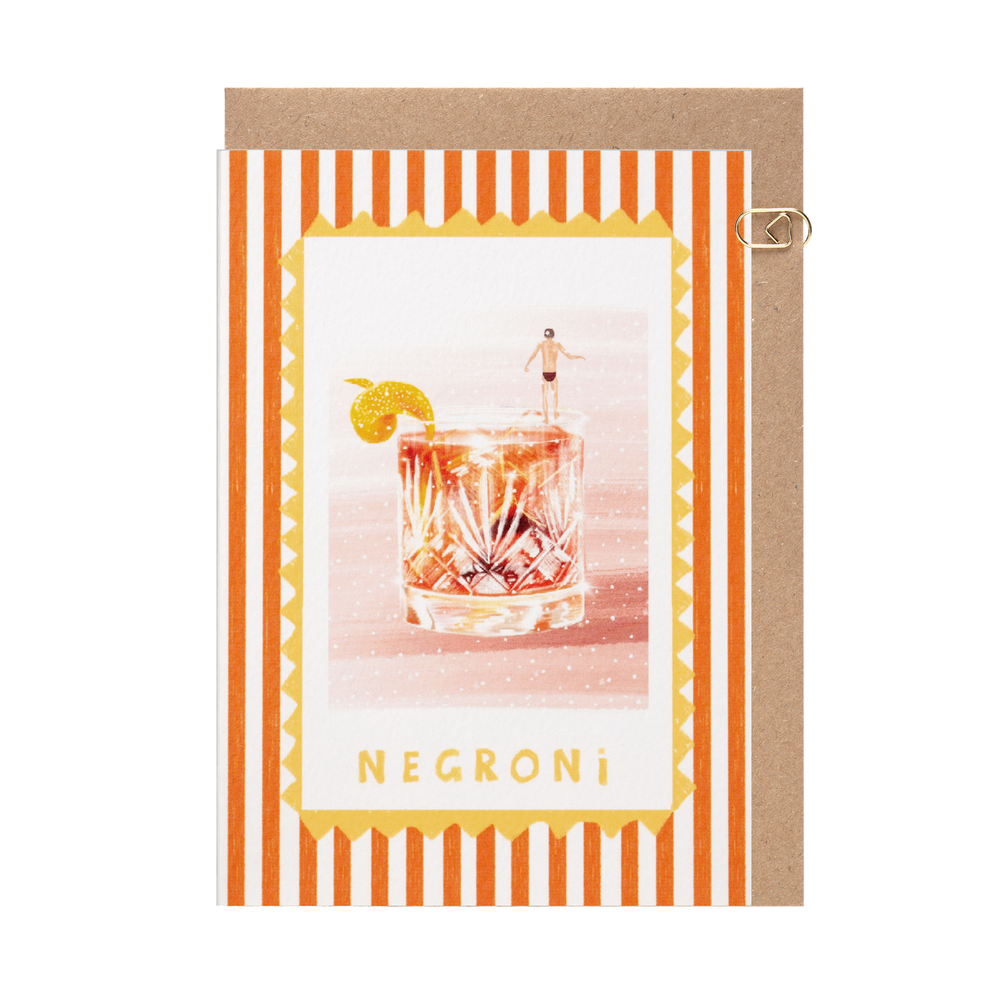 Negroni Cocktail Card