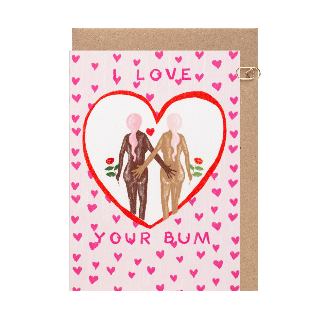 I Love Your Bum (Femmes) Card
