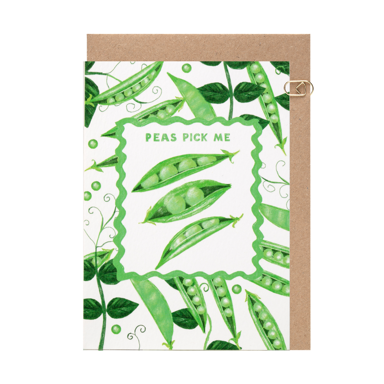 Peas Pick Me Card