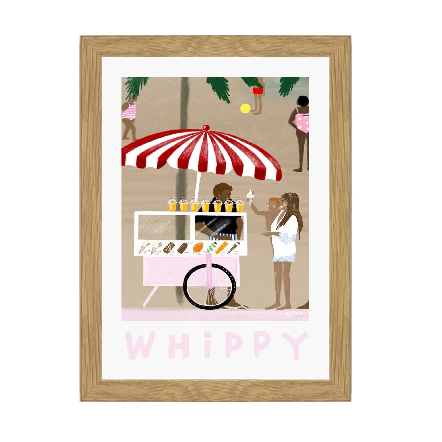 MINI WHIPPY FRAMED PRINT