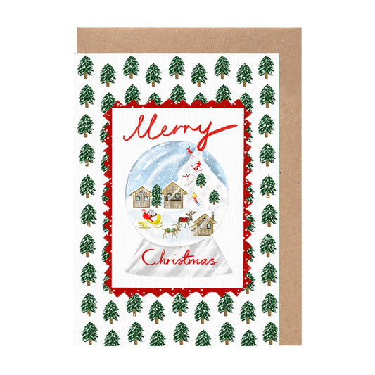 Christmas Snow Globe Card | Novelty Kids Toy Holiday Gift