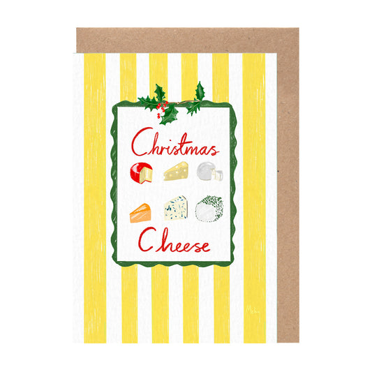 Christmas Cheese Card | Funny Foodie Novelty Holiday Gift