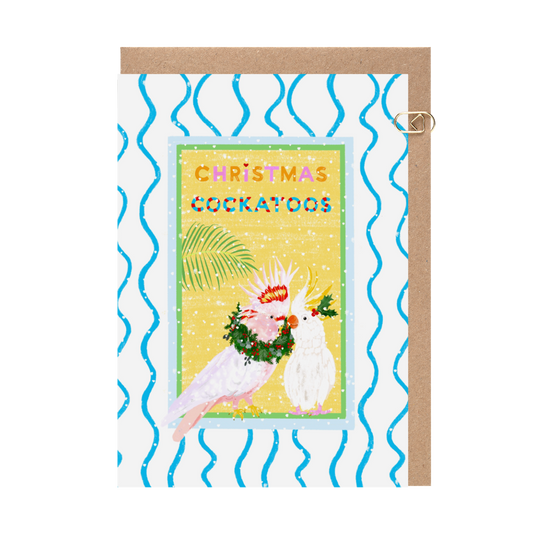 Christmas Cockatoos Card