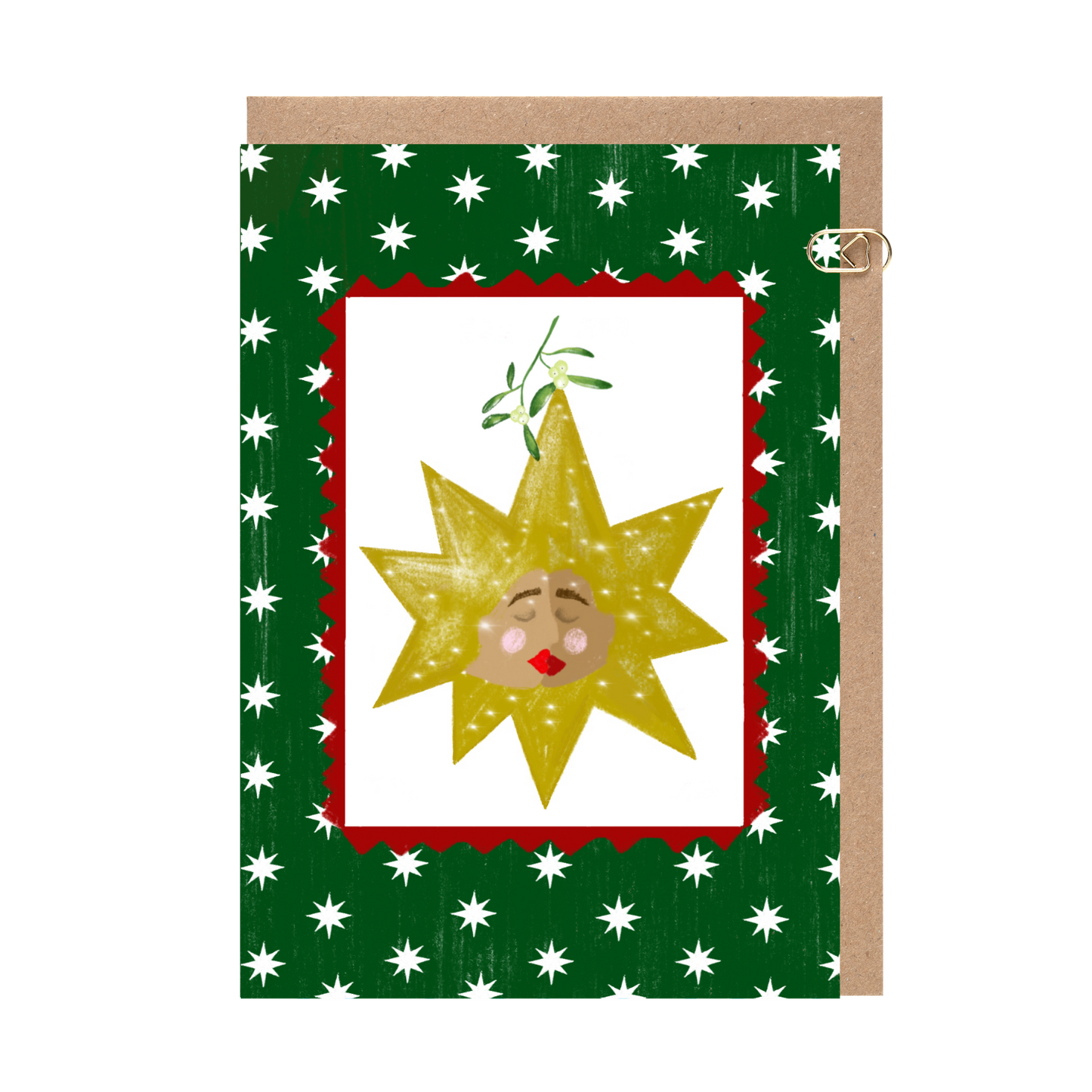 Christmas Kiss Green Card