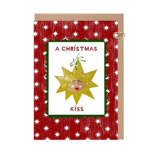 Christmas Kiss Red Card