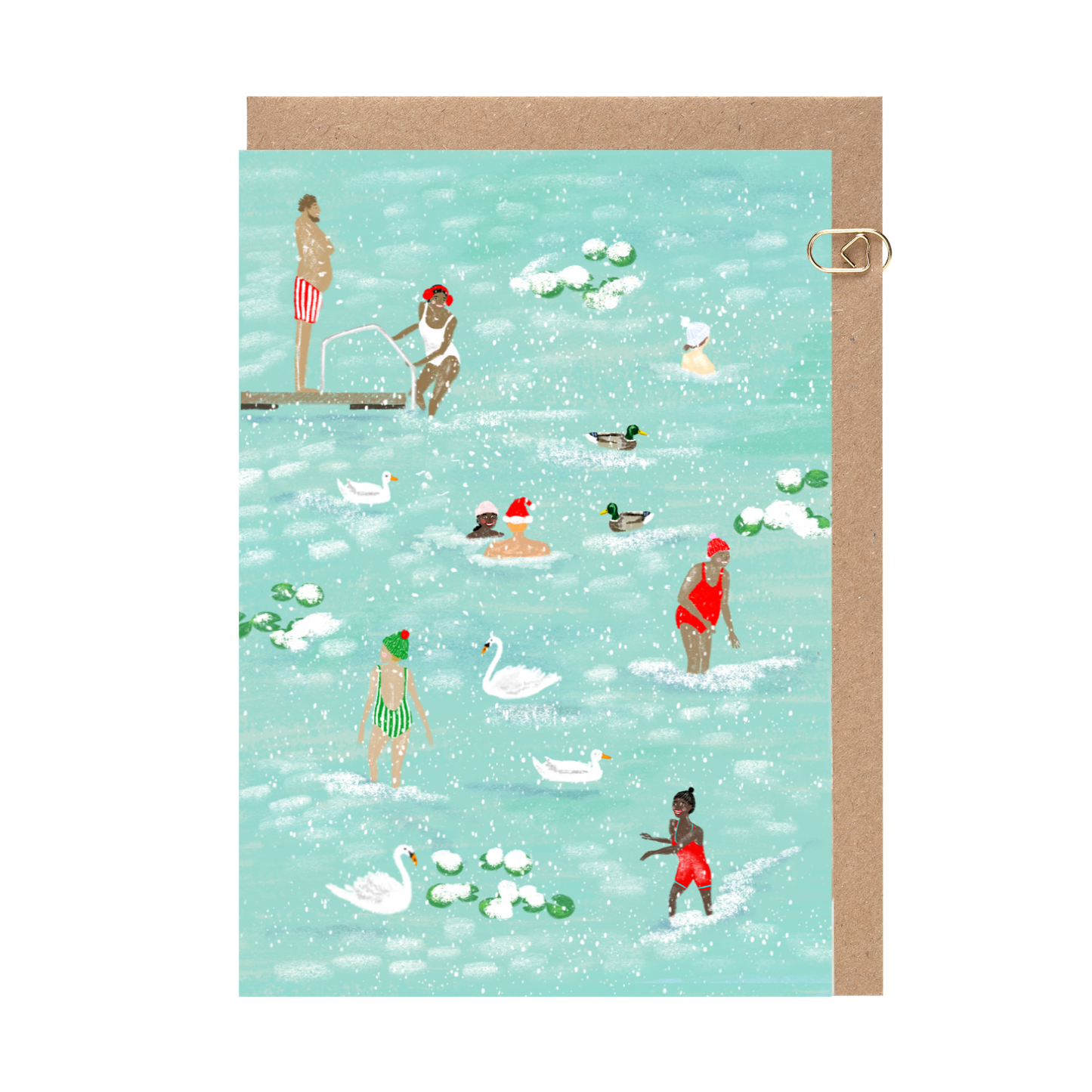 Christmas Wild Swim Card