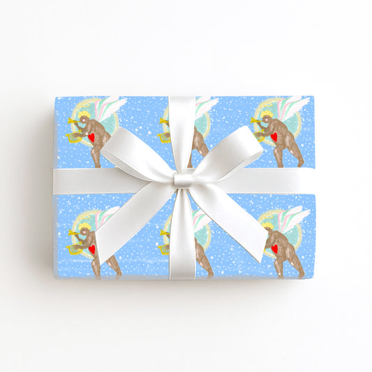 Christmas Angels Wrapping Paper