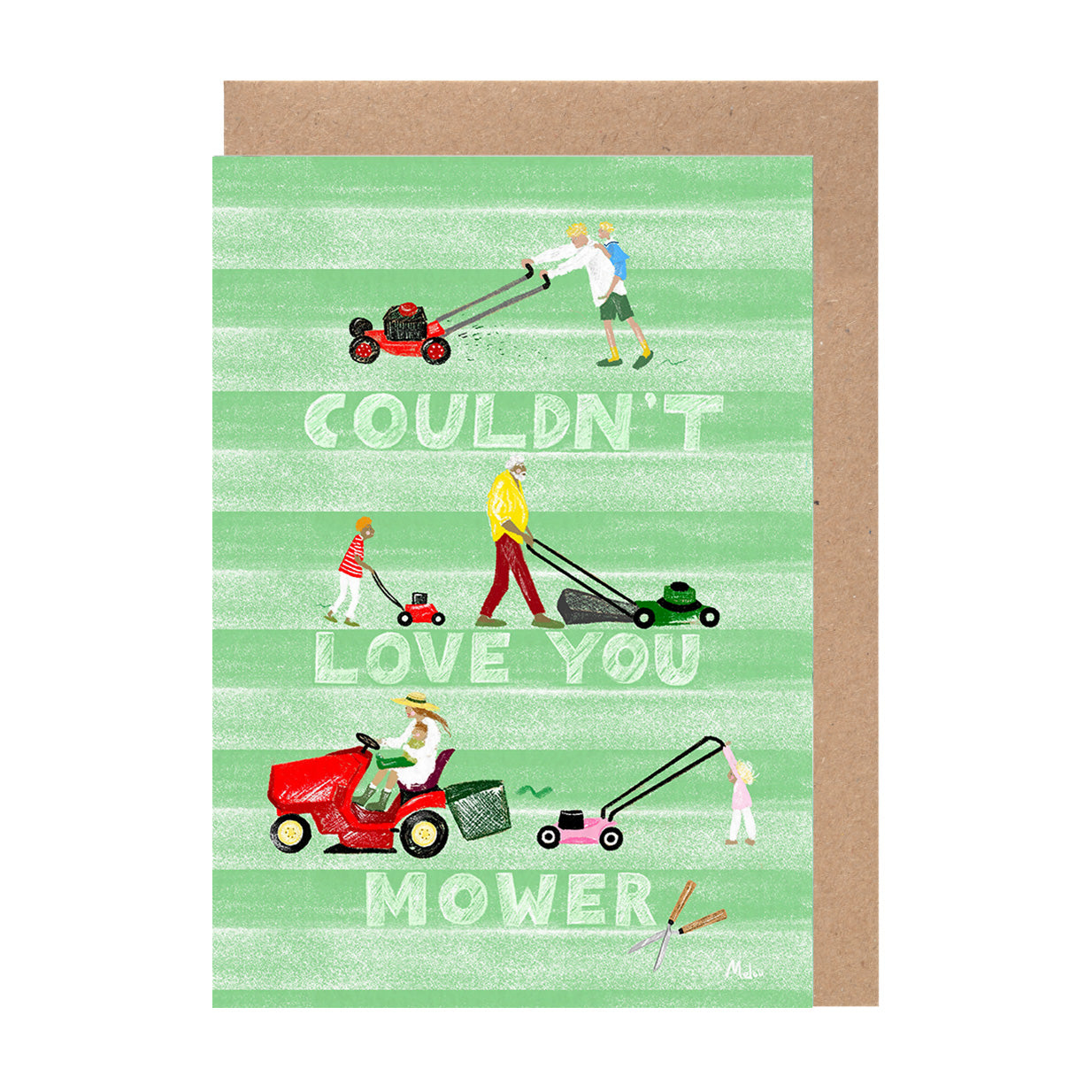 Country Club Lawn Mowers Card | Funny Anniversary Gift Him