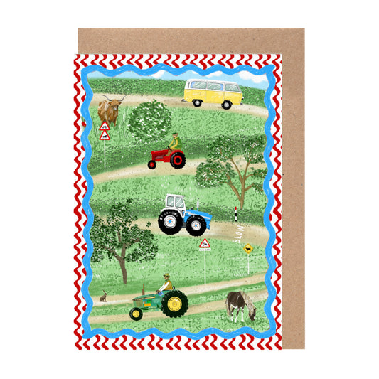 Tractors Card