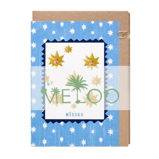 BLUE CELESTIAL KISSES CARD SET