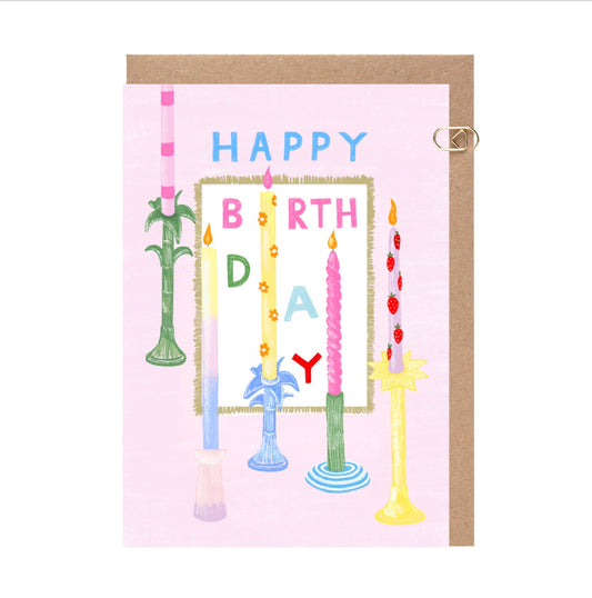 Birthday Candles A6 Card