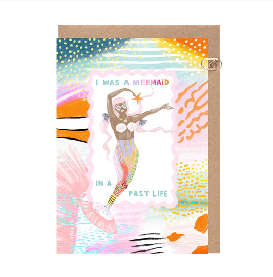 I Was A Mermaid Card