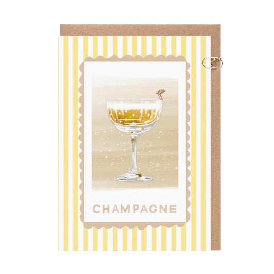 Champagne Cocktail Card
