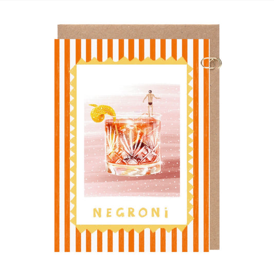 Negroni Cocktail Card