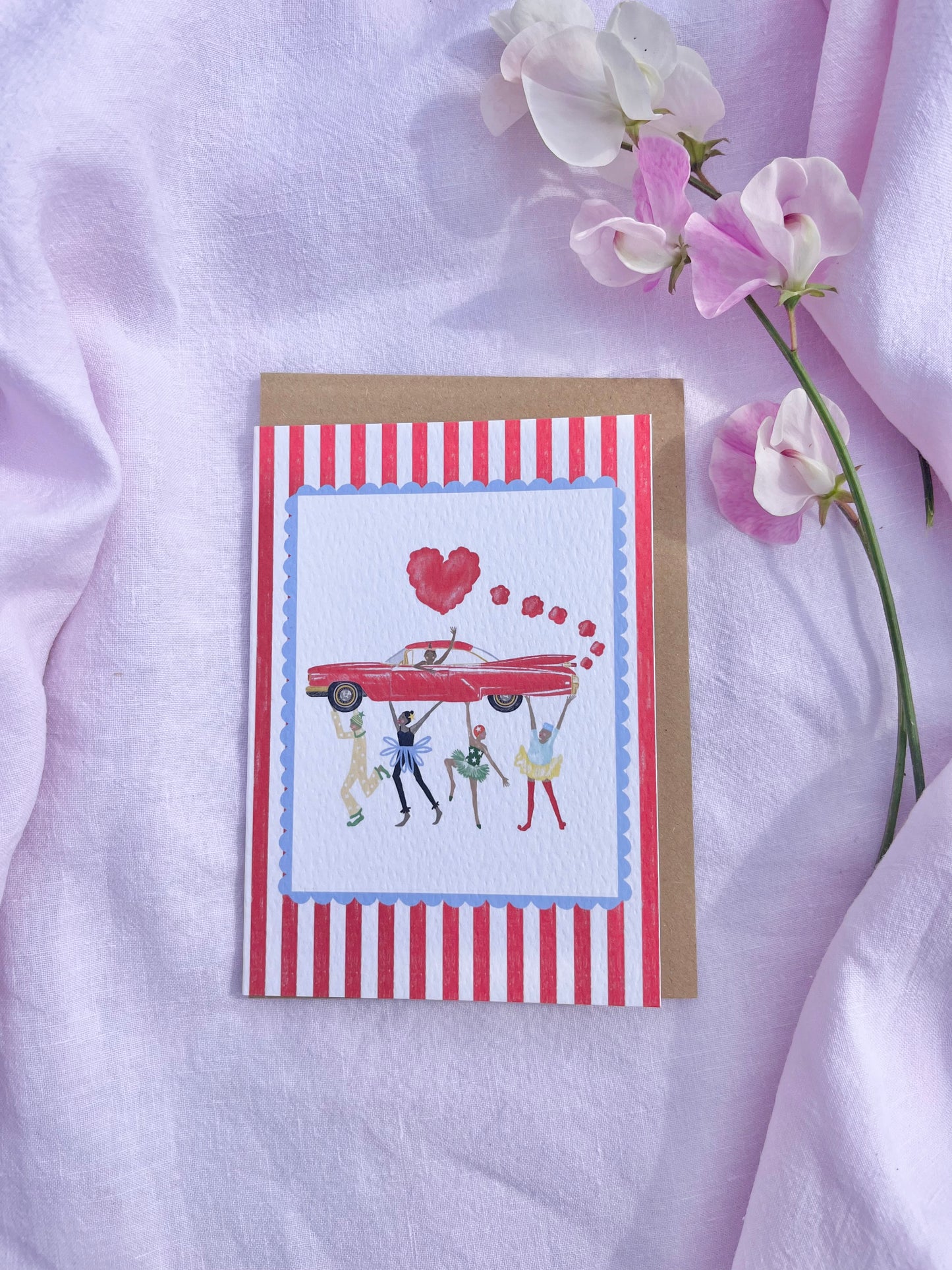 CANDY STRIPE CARDS BY MELOO