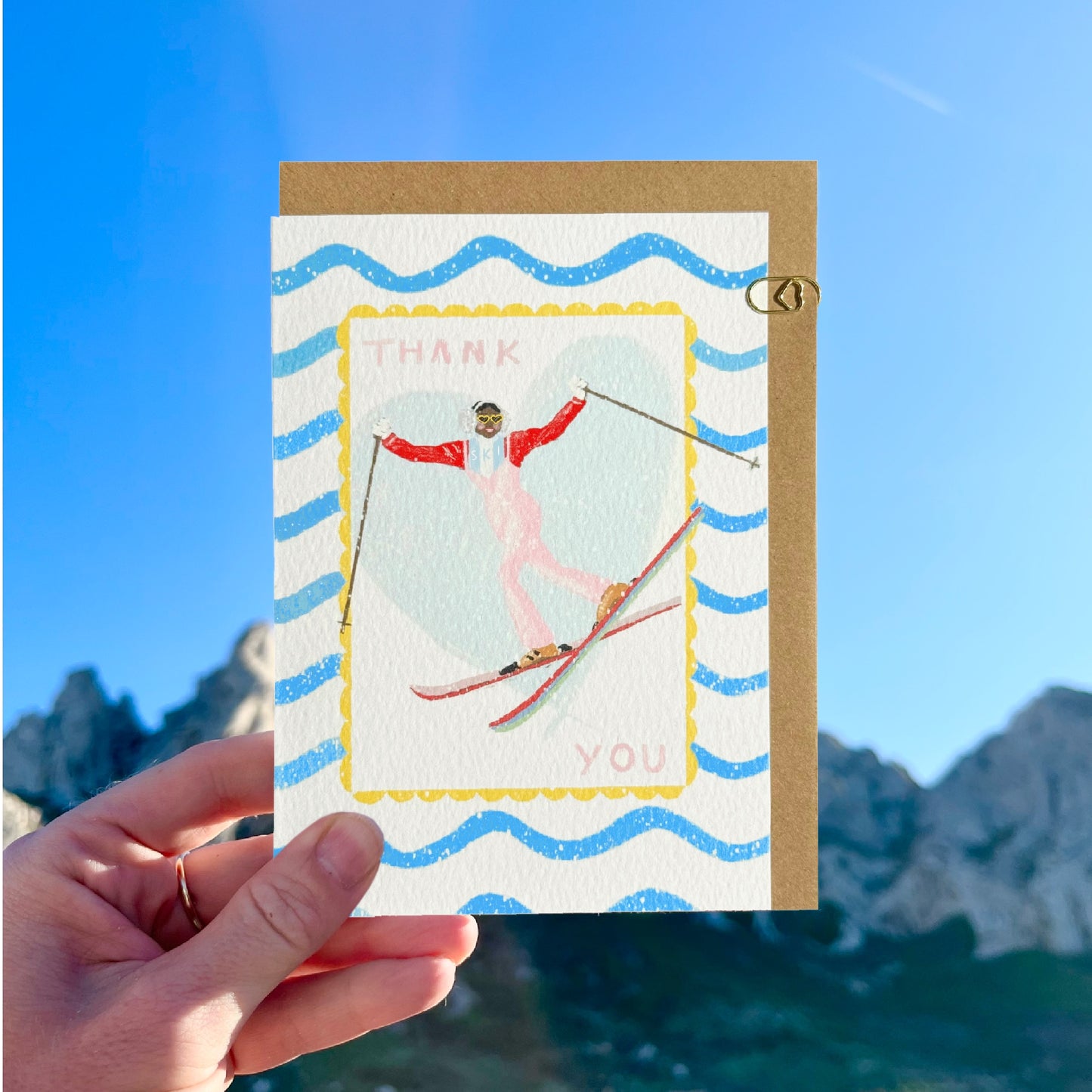 Thank You Skier Card