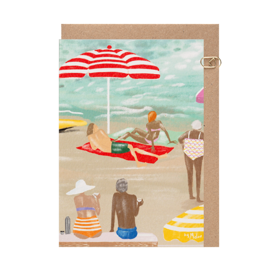 Beach Club Tea Card