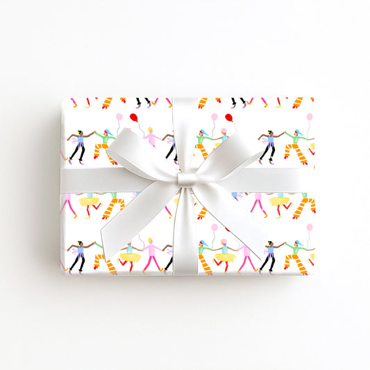 Love Dancing Wrapping Paper