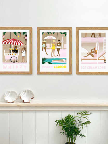 MINI WHIPPY FRAMED PRINT