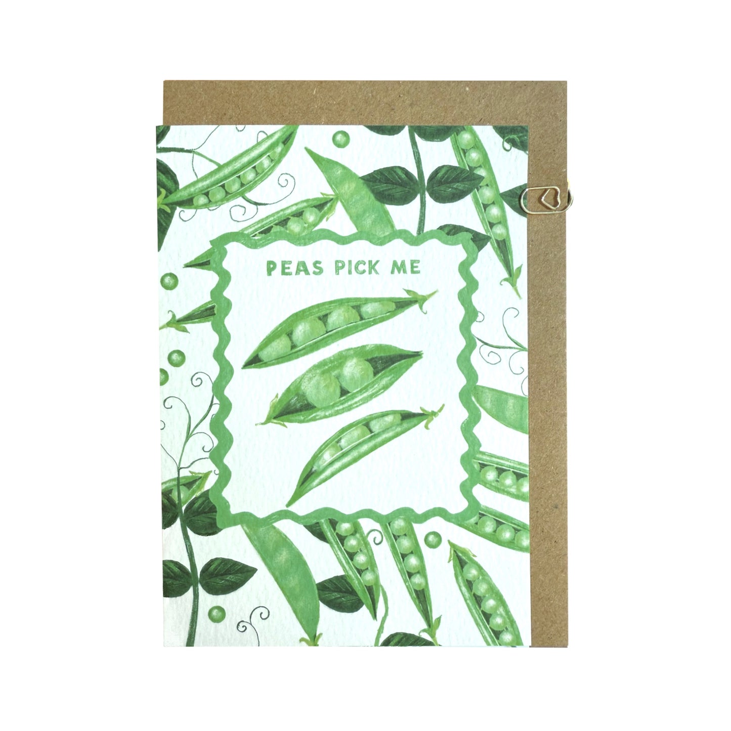 Peas Pick Me Card