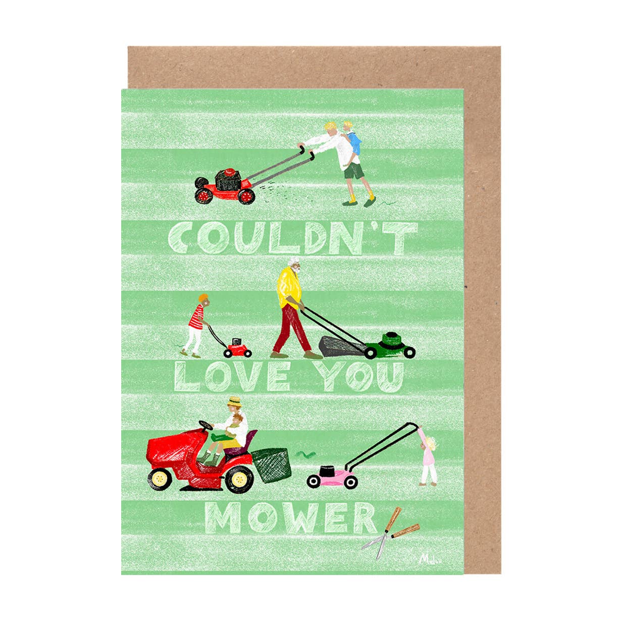Country Club Lawn Mowers Card | Funny Anniversary Gift Him