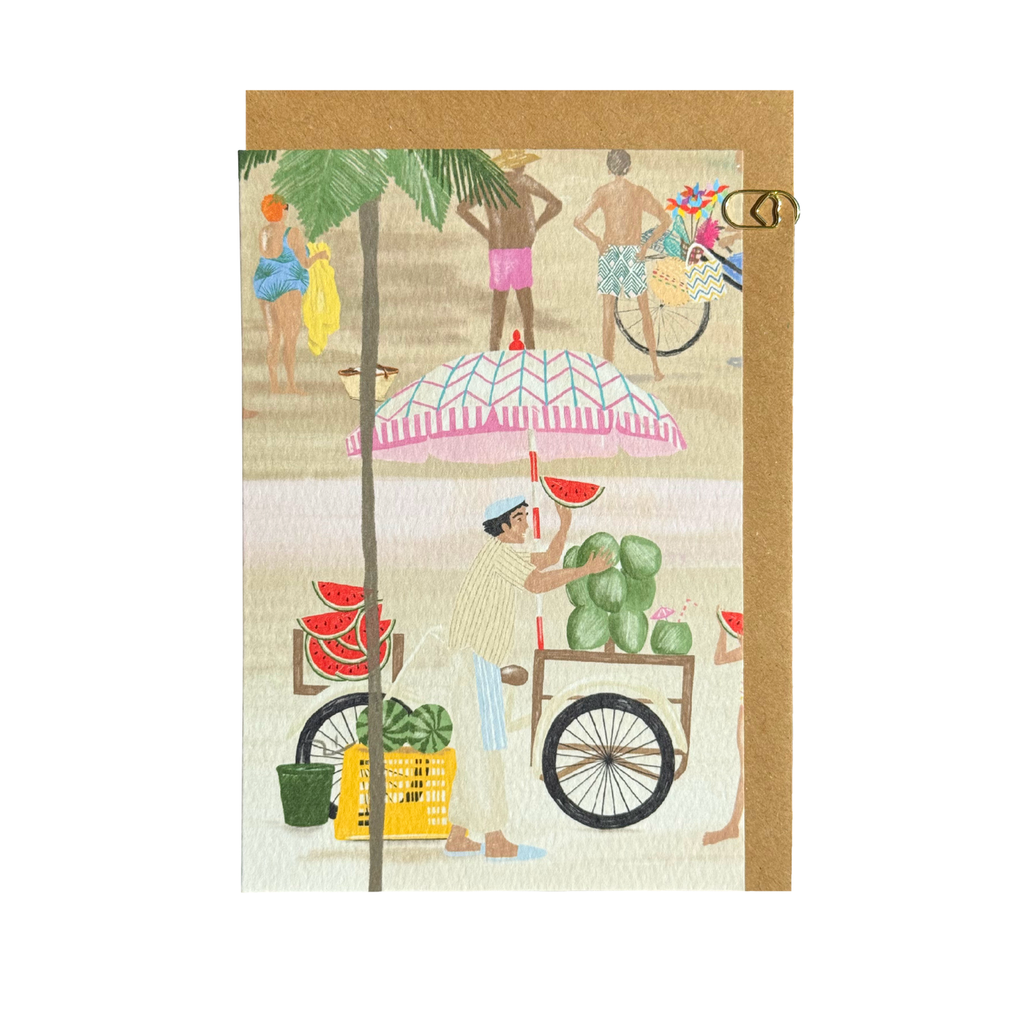 Beach Club Watermelon Stand Card
